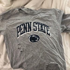 distressed penn state shirt